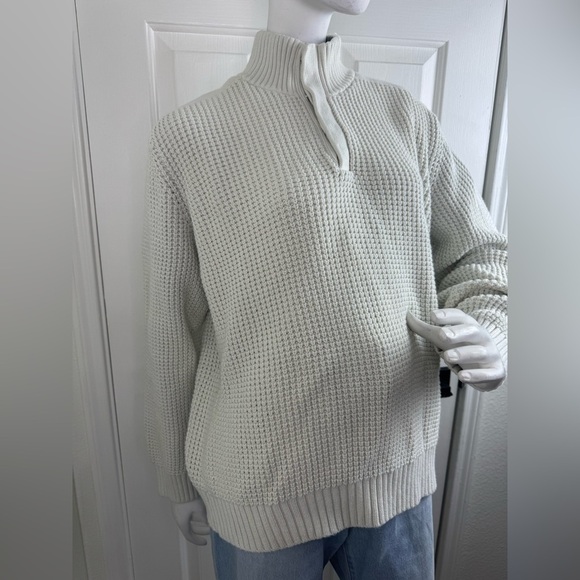 Tommy Hilfiger Cream Cowl Neck SweaterSize Large - Picture 6 of 16